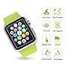 [3 Pack] Apple Watch 42mm Screen Protector,Linboll - [Only Covers the Flat Area] Anti-Scratch, 9H Hardness, Bubble Free Tempered Glass Screen Protector for Apple Watch 42mm