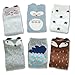 OLABB Unisex Baby Socks Knee High Stockings Animal Theme 6 Packs Gift Set, Animals B, S 0-12 months