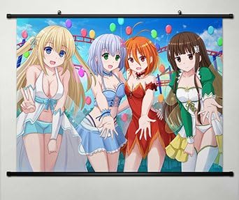 Amagi Brilliant Park Wall Scroll Poster Fabric Painting For Anime Sylphy & Kobori & Muse & Salama 051