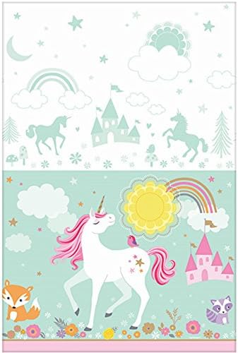 Magical Unicorn Plastic Table Cover (1ct)