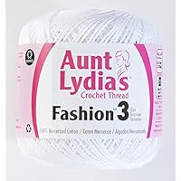 Coats Crochet 182-201 Fashion Crochet Thread, White