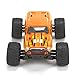 ECX Ruckus 4WD RTR Monster Truck (1/18 Scale), Orange/Yellow