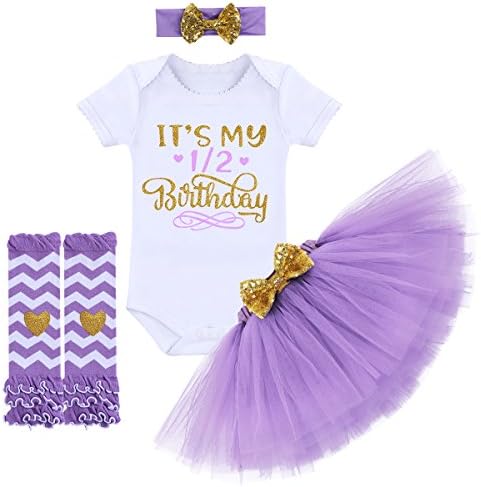ODASDO It's My 1st 2nd Half Birthday Outfit Baby Toddler Kid - Main Image