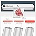 Welhunter Vacuum Sealer,Food Vacuum Packing Machine with Vacuum Hose Automatic Vacuum Sealing System for Dry Food Preservation or Compact Things