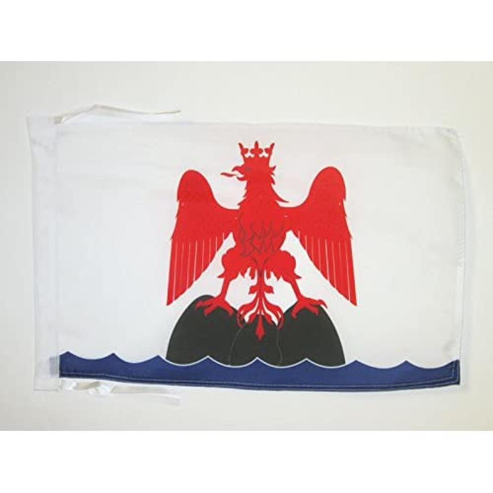 AZ FLAG - Alpes-Maritimes Flag - 18'' x 12'' - 100% Polyester French department - France Small Banner with Two Cords - Fade Resistant - Vivid Colors - 18x12 in - 45x30 Cm — image 1