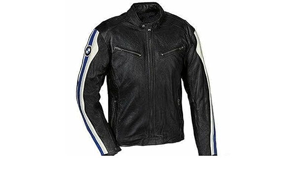 Kaohide - Chaqueta de cuero para moto con logotipo de BMW, color negro :  Amazon.es: Coche y moto