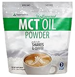 MCT Oil Powder - Delicious Creamer for Coffee, Tea, Smoothie, Recipes - Keto, Ketogenic & Diet Friendly - Powdered for Easy Mixing & Digestion - Energy for Exercise, Workout, or Travel - 2.5 lb
