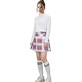 Women Rachel Costume Long Sleeve Shirt Plaid Skirt Socks School Uniform Suit Halloween Cosplay Outfit