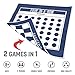 GoSports Giant Checkers & 4 in a Row Board Game - HUGE Double Sided Game Mat with Coins for Family Fun