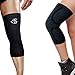 BEST KNEE COMPRESSION SLEEVE - Strength Sleeves Knee Support Sleeve GUARANTEED #1 Recovery Knee Brace. Leg Wrap for Knee Pain, Arthritis, Patella Knee. Running, Workout, Weightlifting Sleeves (Large)