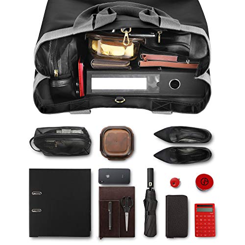 CHICECO Extra Large Women's Tote Bag for Gym Work Waterproof Nylon