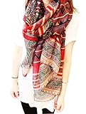 NOVAWO® New Retro Women Lady Bohemian Soft Scarf Large Beach Shawl Scarves