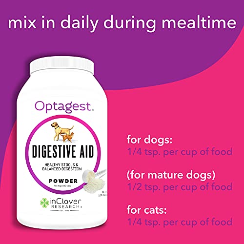 In Clover Optagest Daily Digestive Enzymes for Dogs. Organic Prebiotic