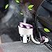 Vyaime Car Diffuser Essential Oil Aromatherapy Diffusers with Dual USB Charger Adapter, Ultrasonic Humidifier Air Refresher Purifier for Vehicle Automobile(Purple)