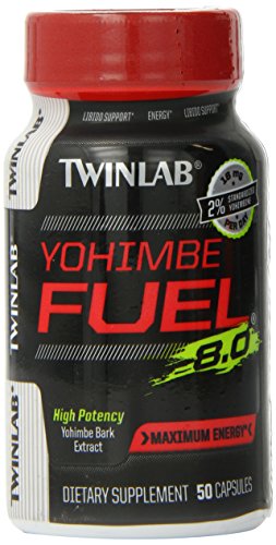 Twinlab Yohimbe Fuel Diet Supplement Capsules, 50 Count