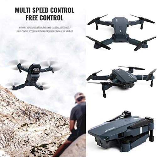 Goodfans 10 x 7.4 x 2.8 inch S107 Folding Drone Four-axis Remote Control Aircraft Toy Airplane & Jet Kits