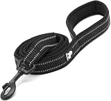 Truelove TRUE LOVE Dog Leash 110cm Reflective Padded Handle M Black