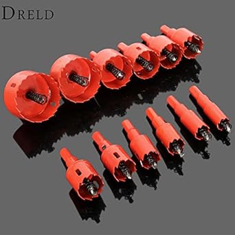 Generic 16mm : 1Pc 16mm-53mm Drill Bit Hole Saw Twist Drill Bits Cutter Power Tool Metal Holes Drilling Kit Carpentry Tools for Wood Steel Iron