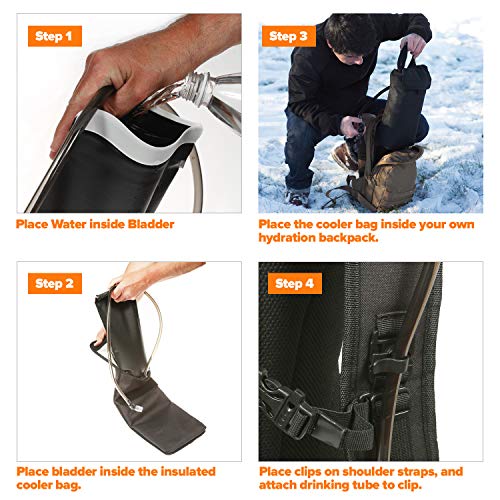 3L Hydration Bladder Water Reservoir Pack For Backpack 3 Liter