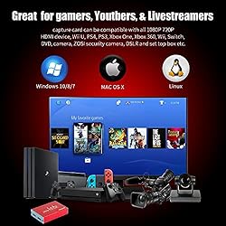 TreasLin HDMI Capture Card Game USB3.0 Stream and