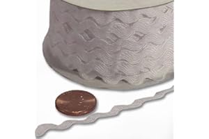 PAPER MART White RIC Rac Trims 5 mm X 25 Yards