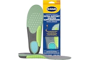 Dr. Scholl's Extra Support Insole Orthotics, Plus-Size, Tall, Wide Feet, Shock Absorbing, Arch Support, Distributes Pressure,