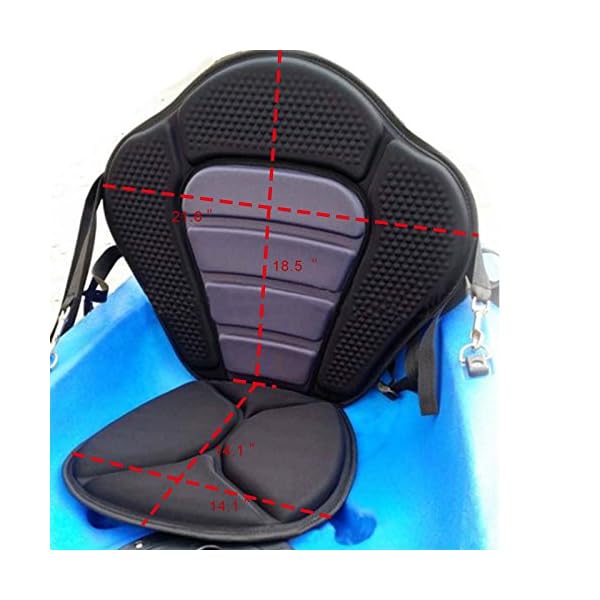 SOLOMONE-CAVALLI-Deluxe-Adjustable-SIT-ON-TOP-Kayak-Canoe-Rafting-Seat-with-Detachable-Storage-Backpack