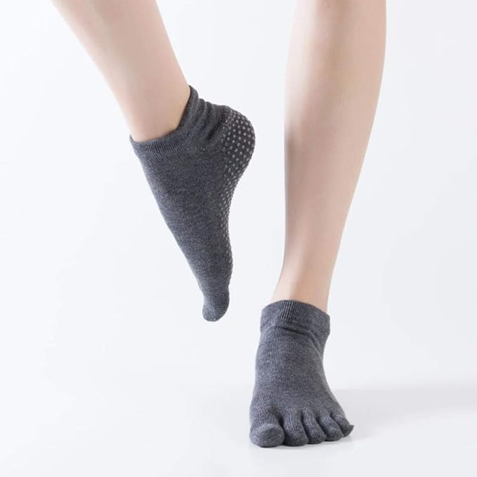 WYTX rutschfeste YogaSocken, FünfZehenIndoorSportarten aus