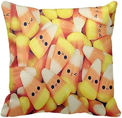Goodaily Cotton Pillowcase Cute Corn Food Pillow Cover 16 X 16Iinch