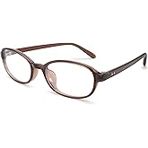 Dollger Small Oval Blue Light blocking Glasses for Women Men trendy Rectangle Anti Bluelight Blocker Glasses for computer use