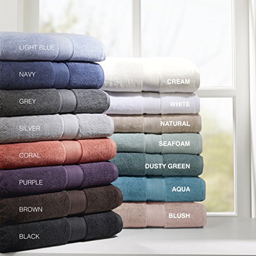 Luxury Turkish Bath Towels , Highly Absorbent Long Oversized Linen Cotton Bath Towel Sets , 8-Piece Include 2 Bath Towels, 2 Hand Towels & 4 Wash Towels , Brown