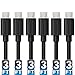 Sabrent [6-Pack] 22AWG Premium 3ft Micro USB Cables High Speed USB 2.0 A Male to Micro B Sync and Charge Cables [Black] (CB-UM63) primary