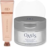 BLANC DUBU Nuborn Cell Starter Duo, Donkey Milk Collagen Cream & Oasis Moisture Pad Duo, Deep Hydration and Glass Skin Glow for All Skin Types, 2.2 fl. oz. + 70 Pads (5.41 fl. oz.)