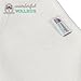 Bamboo Terry Drool Bibs. Waterproof 4-Piece Set For Baby by Wonderful Walrus. Natural - Simple - Classic. 2 Reversible, Ultra Soft & Absorbent Layers. In White for Ideal Unisex Gift or to Decorate.