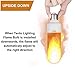 tento Lighting Flame Effect Halloween LED Bulbs E26 Realistic Fire Lamps Upside Down Gravity Sensor Halloween Christmas Lighting Decoration