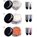 12 pack Chrome Mirror Nail Powder with Smooth Shimmer Shining Glitter Effect Pigment for Nail Art DIY manicure by Baby Beauty