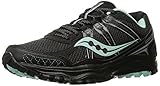 Saucony Women's Grid Excursion Tr10 Trail running Shoe, Black/Mint, 8 M US