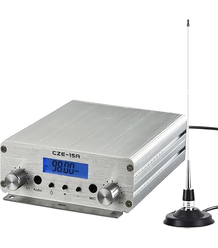 Amazon.com: 15W FM Transmitter, Long Range FM Broadcast