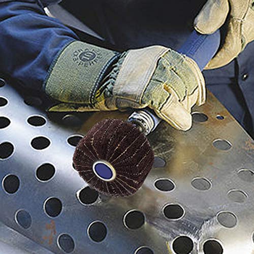 Katzco Flapper Wheel Buffing Flap Wheels 5 pieces 2 x 1 Inch Heavy