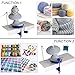 Yarn Ball Winder Swift Yarn Winder Easy to Set Up and Use Metal Handle and Tabletop Clamp with a Non-Slip Rubber Mat