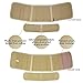 ORTONYX Ergonomic Abdominal Binder Waist and Lower Back Support Belt, Back Brace for Women & Men - Breathable, Elastic, With Extra Band - Beige XXL