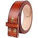 NPET Men's Genuine Leather Belt Classic Full-Grain Belt without Belt Buckle 1.5