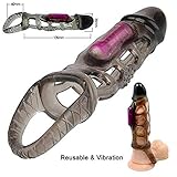 XQJY 1235 Male Extension Extender Sleeve Girth Enhancer for Men Couples