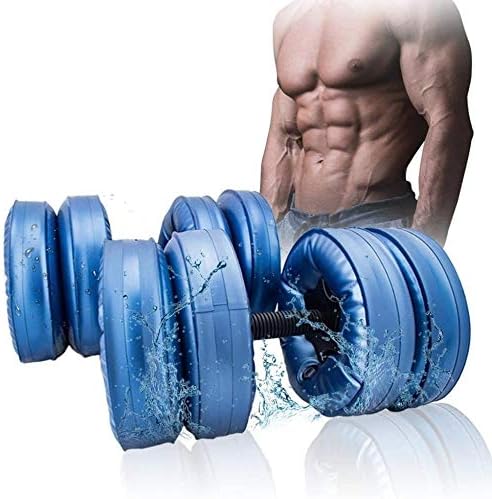 dumbbells A Pair Flexible Water Heavey Weight Gym Home Exercise Equipment Black for Bodybuilding