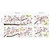DECOWALL DW4-1303 Cherry Blossoms and Birds Kids Wall Stickers Decals Peel and Stick Removable for Nursery Bedroom Living Room Art murals Decorations