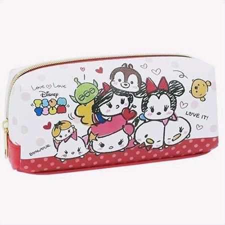 Amazon Co Jp ツムツム アリエル ラプンツェル 白雪姫 チップ デール ミッキー ミニーペンケース ポーチ 筆箱 文房具 ディズニー グッズ 文房具 オフィス用品
