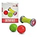Foot Massage Roller and 2 Spiky Balls - Foot Massager Set - Relieve Plantar Fasciitis, Heel, Foot Arch Pain - Perfect for Inflammation, Tight Muscles and Trigger Point Therapy on the Feet By JIA LE