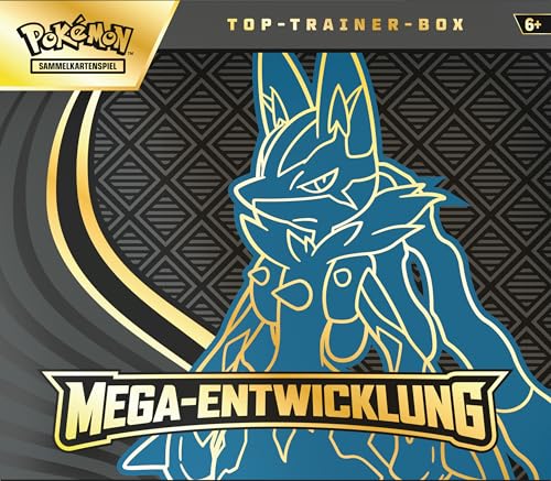 Pokémon-Sammelkartenspiel: Top-Trainer-Box Mega-Entwicklung: Lucario (1 Vollbild-Promokarte, 9 Boosterpacks & Zubehör) 2