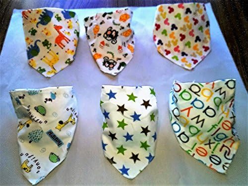 BabyRite New Baby Bandanna Drool Bibs for Drooling and Teething, Gift Set for Girls and Boys, 2 Piece