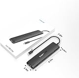 Lemorele USB C Docking Station 13 in 1 10 Gbps 2x4K HDMI PD 100W view 8